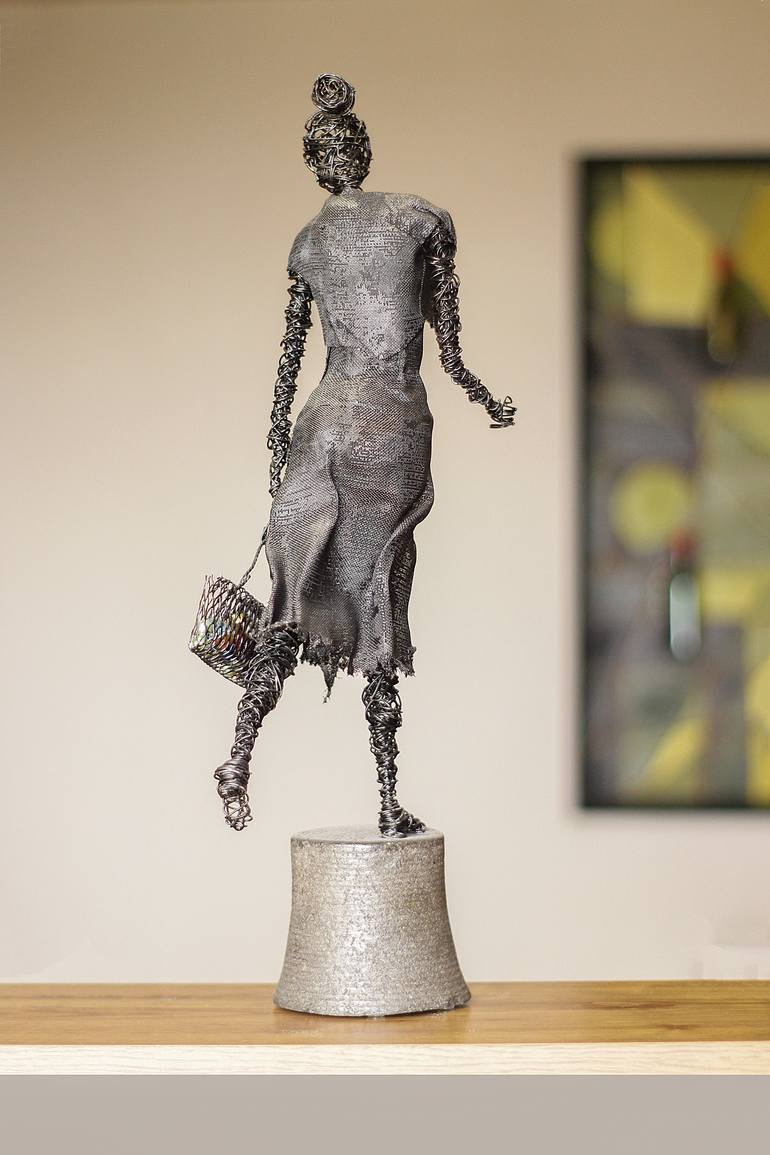 Original Abstract Fashion Sculpture by Karen Akhikyan