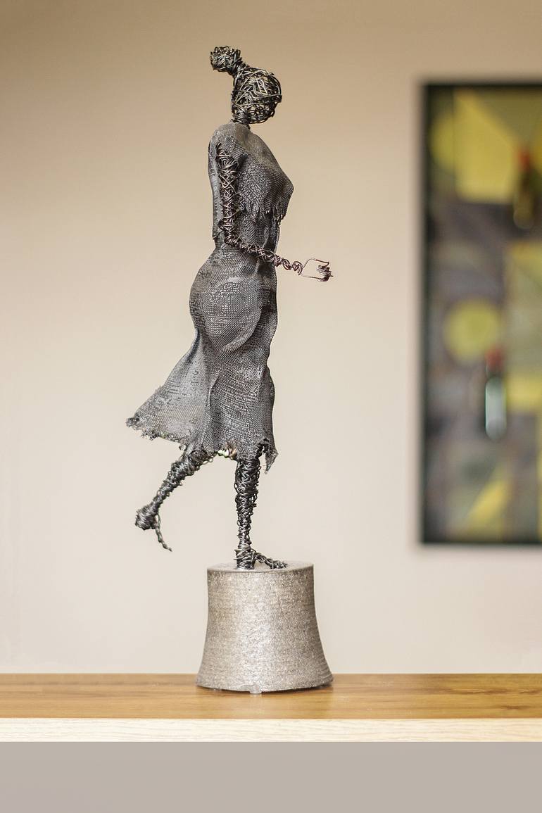 Original Abstract Fashion Sculpture by Karen Akhikyan