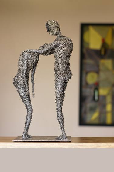 Original Abstract Body Sculpture by Karen Akhikyan