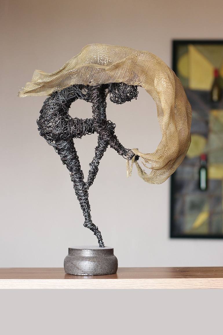 Original Abstract Culture Sculpture by Karen Akhikyan