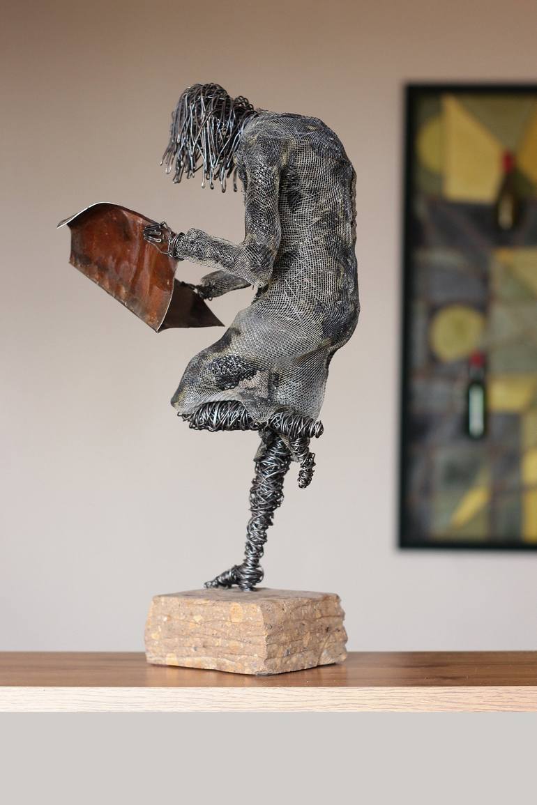 Original Abstract Cinema Sculpture by Karen Akhikyan