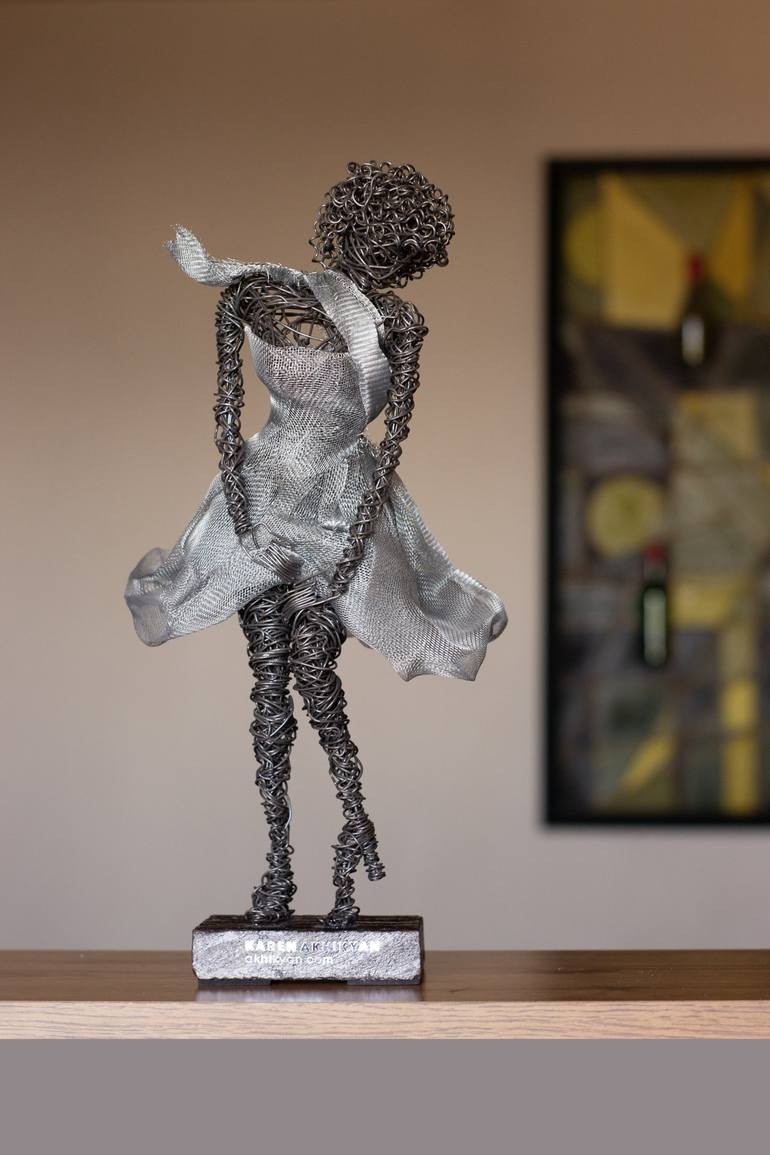 Original Abstract Cinema Sculpture by Karen Akhikyan