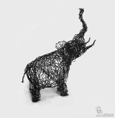Original Figurative Animal Sculpture by Karen Akhikyan