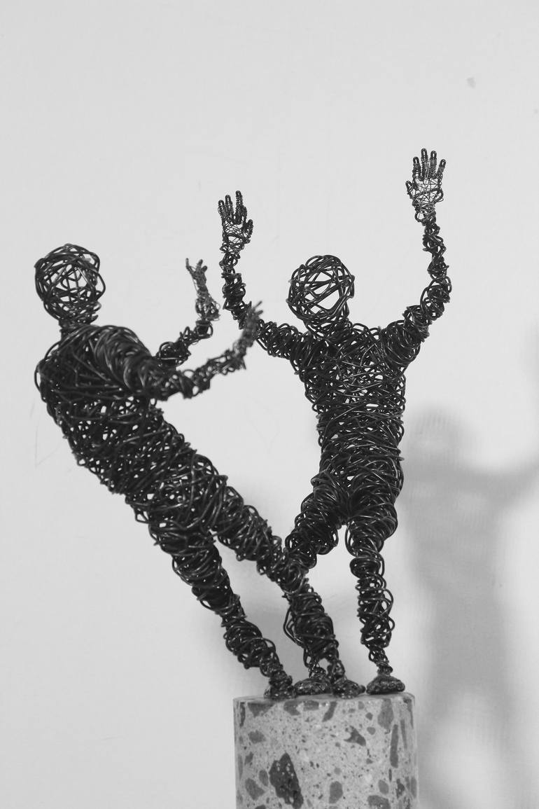 Original Figurative Abstract Sculpture by Karen Akhikyan