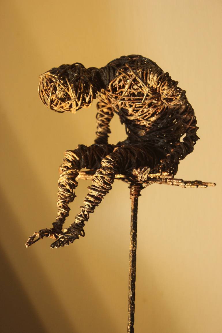 Print of Abstract Men Sculpture by Karen Akhikyan