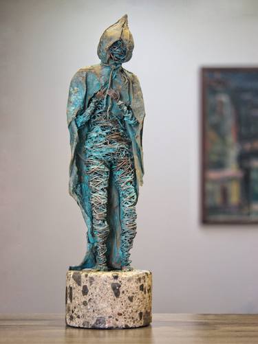 Original Figurative Abstract Sculpture by Karen Akhikyan