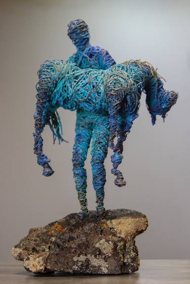 Original Figurative Abstract Sculpture by Karen Akhikyan