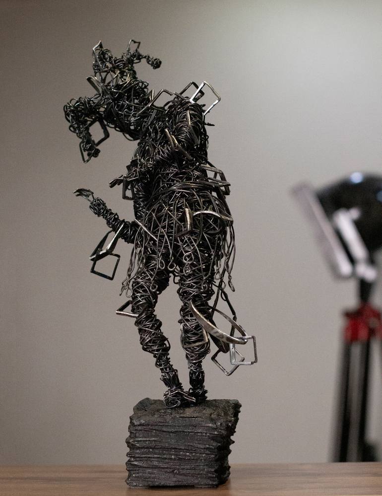 Original Abstract Body Sculpture by Karen Akhikyan