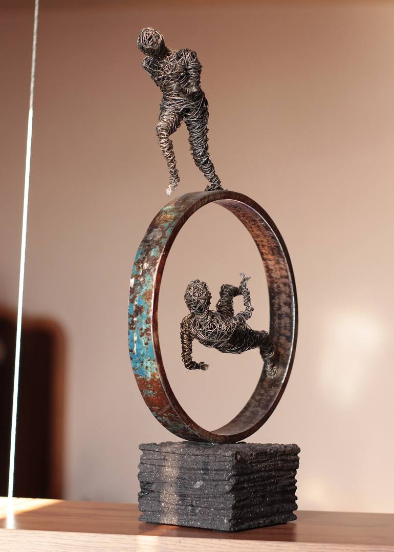 Original Abstract Body Sculpture by Karen Akhikyan