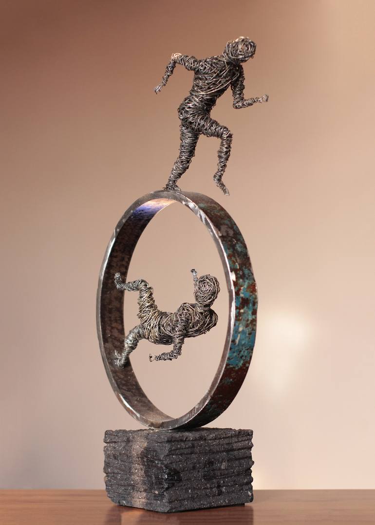 Original Abstract Body Sculpture by Karen Akhikyan
