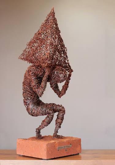Original People Sculpture by Karen Akhikyan