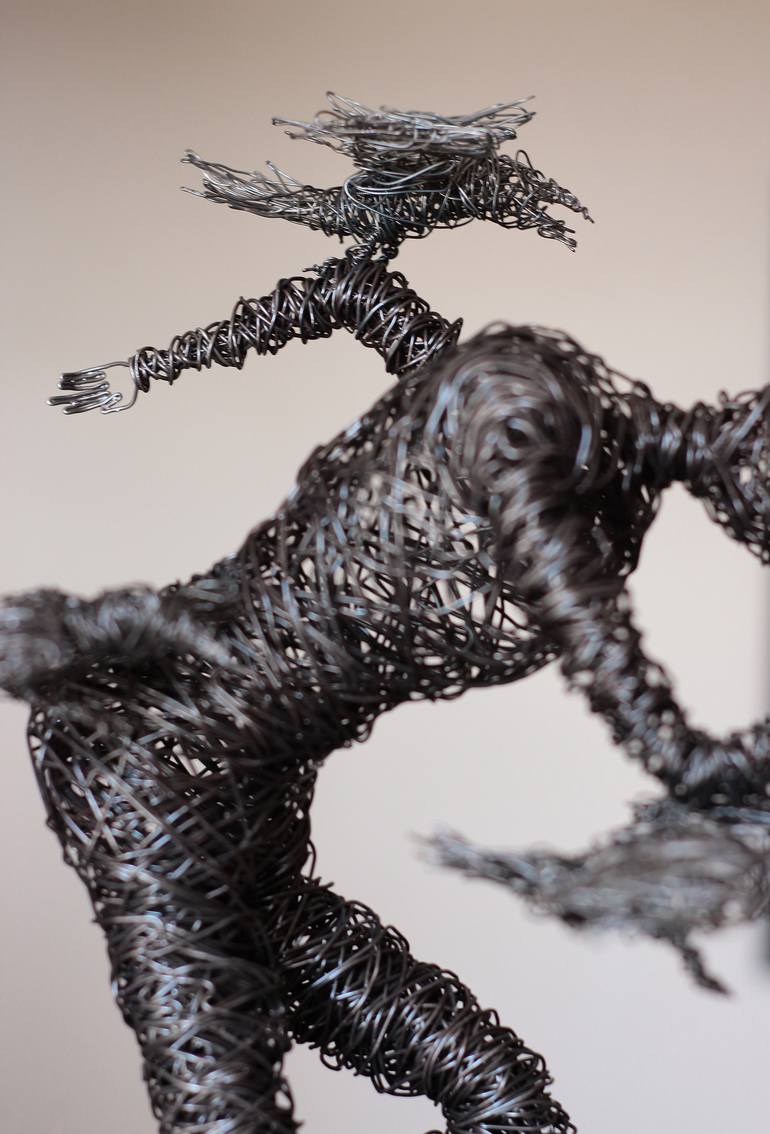 Original Abstract Sculpture by Karen Akhikyan