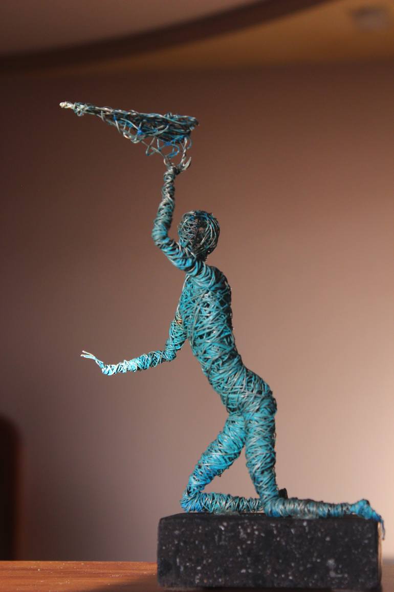 Original Abstract Body Sculpture by Karen Akhikyan