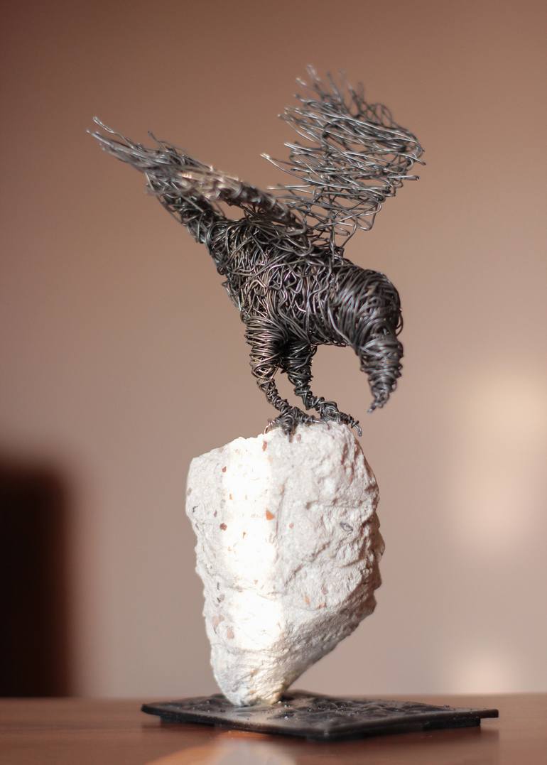 Original Realism Animal Sculpture by Karen Akhikyan