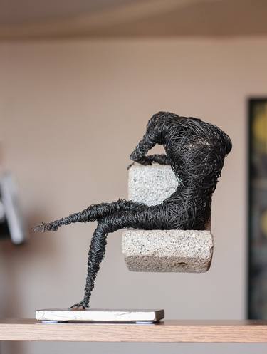 Original Abstract Body Sculpture by Karen Akhikyan