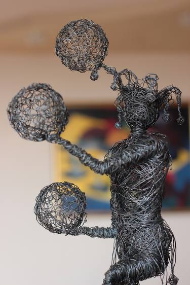 Original Abstract Sculpture by Karen Akhikyan