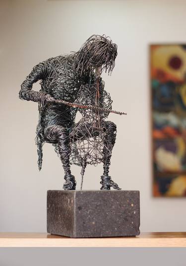 Original Abstract Culture Sculpture by Karen Akhikyan