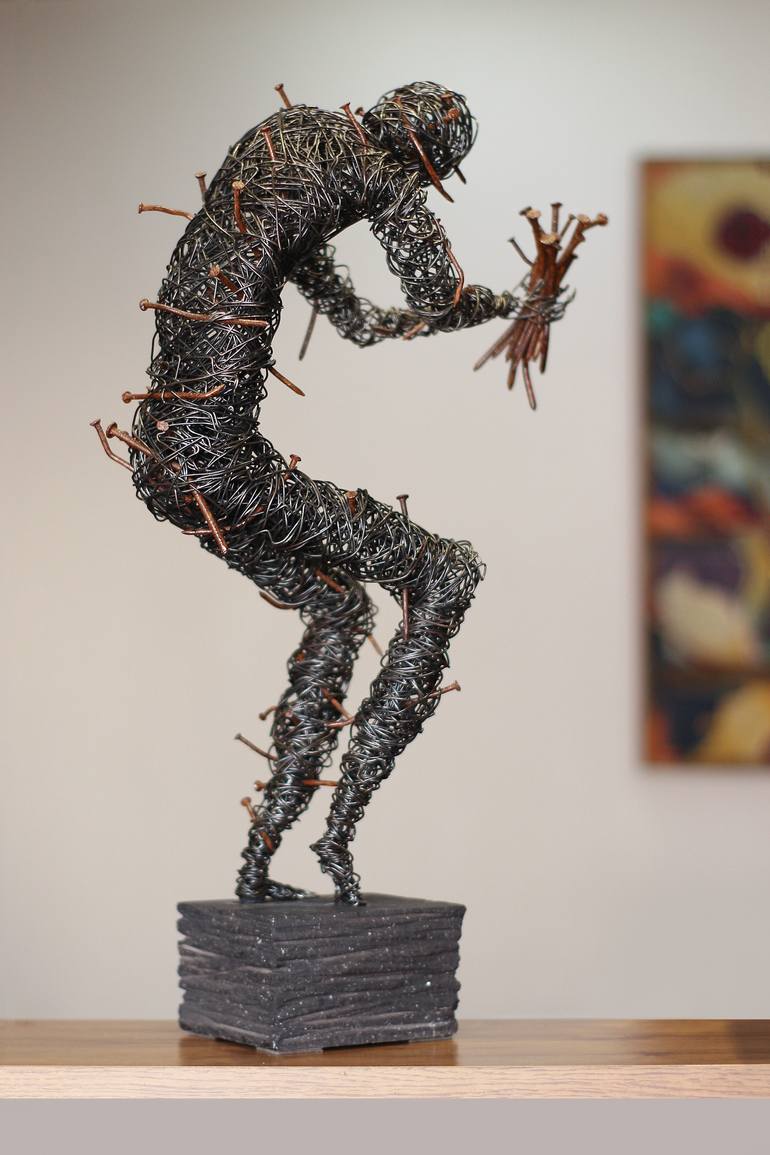 Original Abstract Body Sculpture by Karen Akhikyan