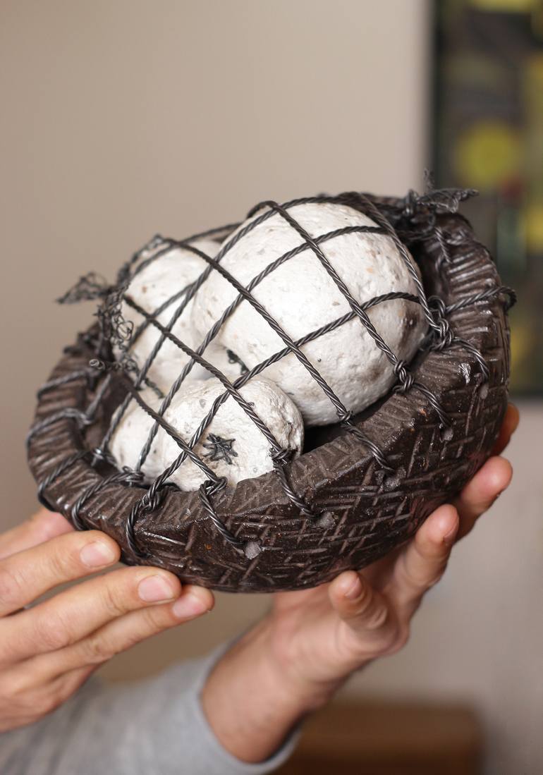 Original Abstract Still Life Sculpture by Karen Akhikyan