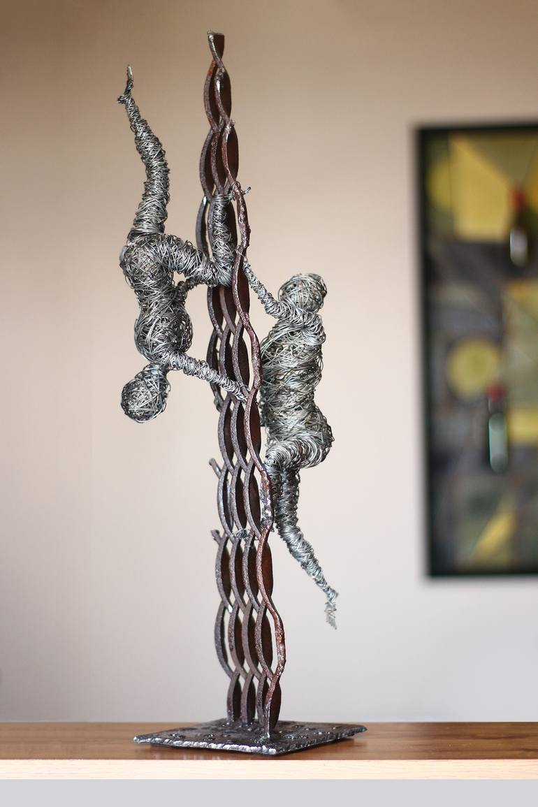 Original Abstract Beach Sculpture by Karen Akhikyan