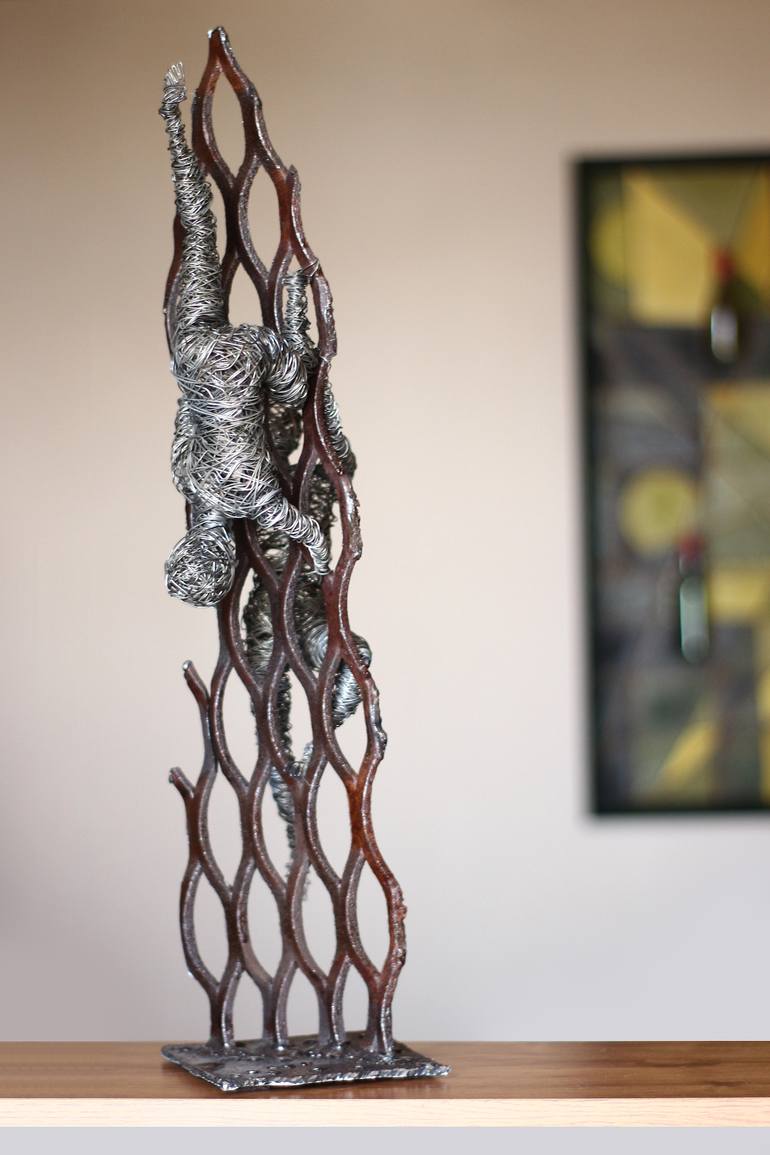 Original Abstract Beach Sculpture by Karen Akhikyan