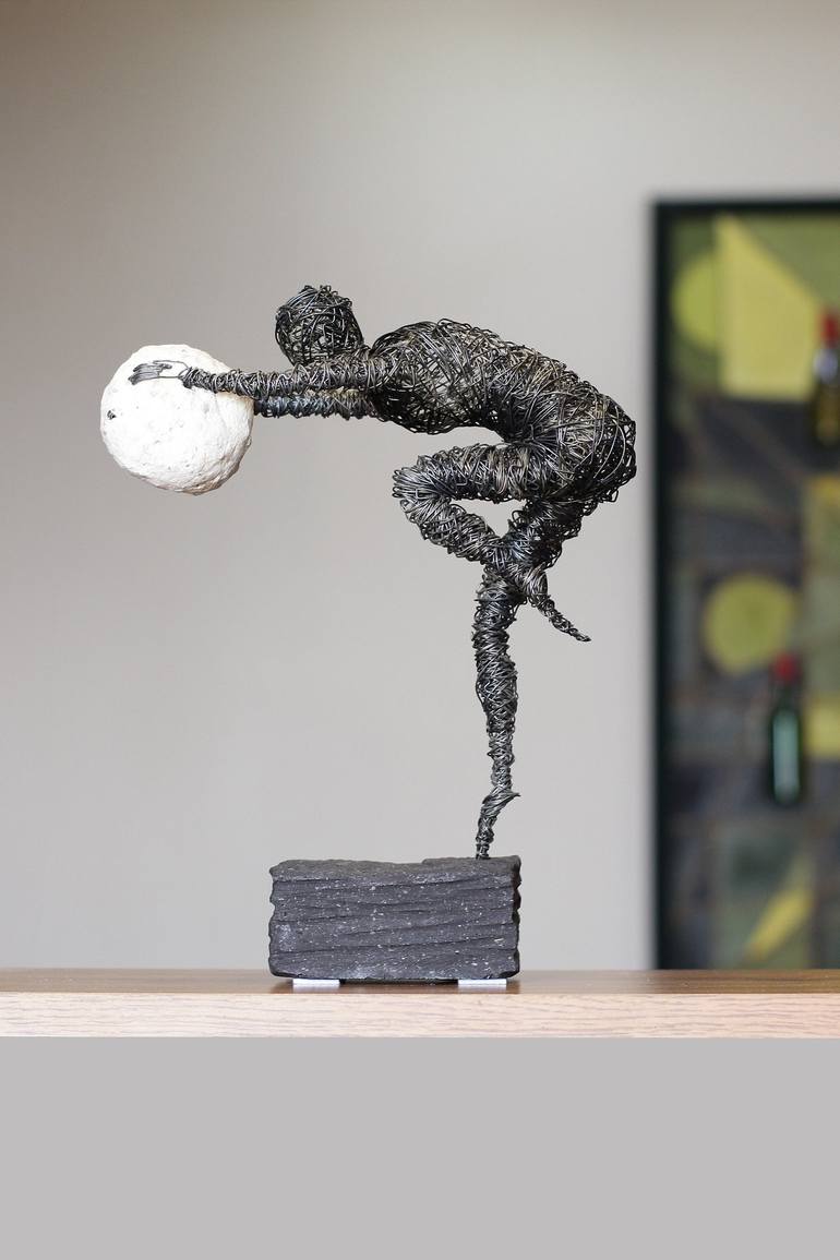 Print of Figurative Sport Sculpture by Karen Akhikyan