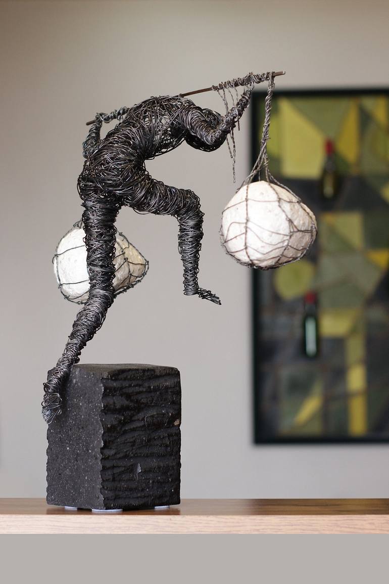 Original Abstract Body Sculpture by Karen Akhikyan