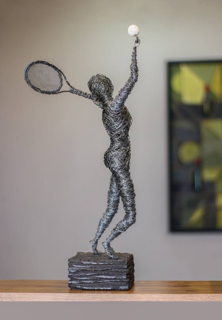 Print of Expressionism Sport Sculpture by Karen Akhikyan