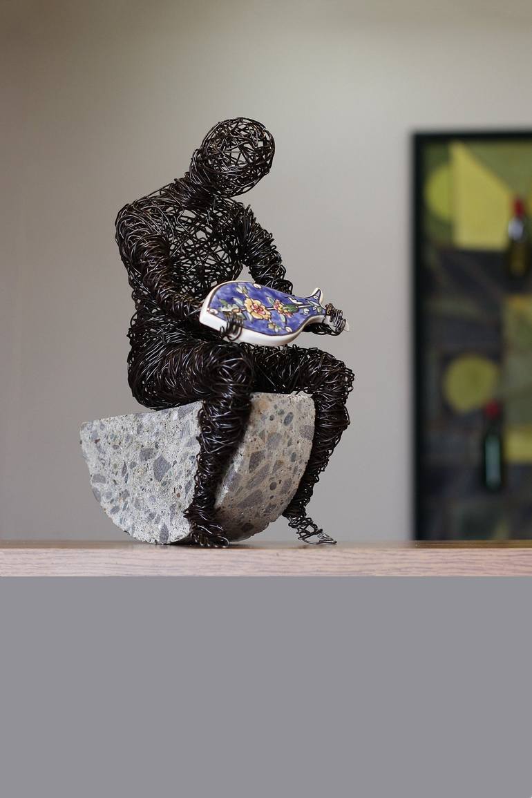 Original Figurative Culture Sculpture by Karen Akhikyan