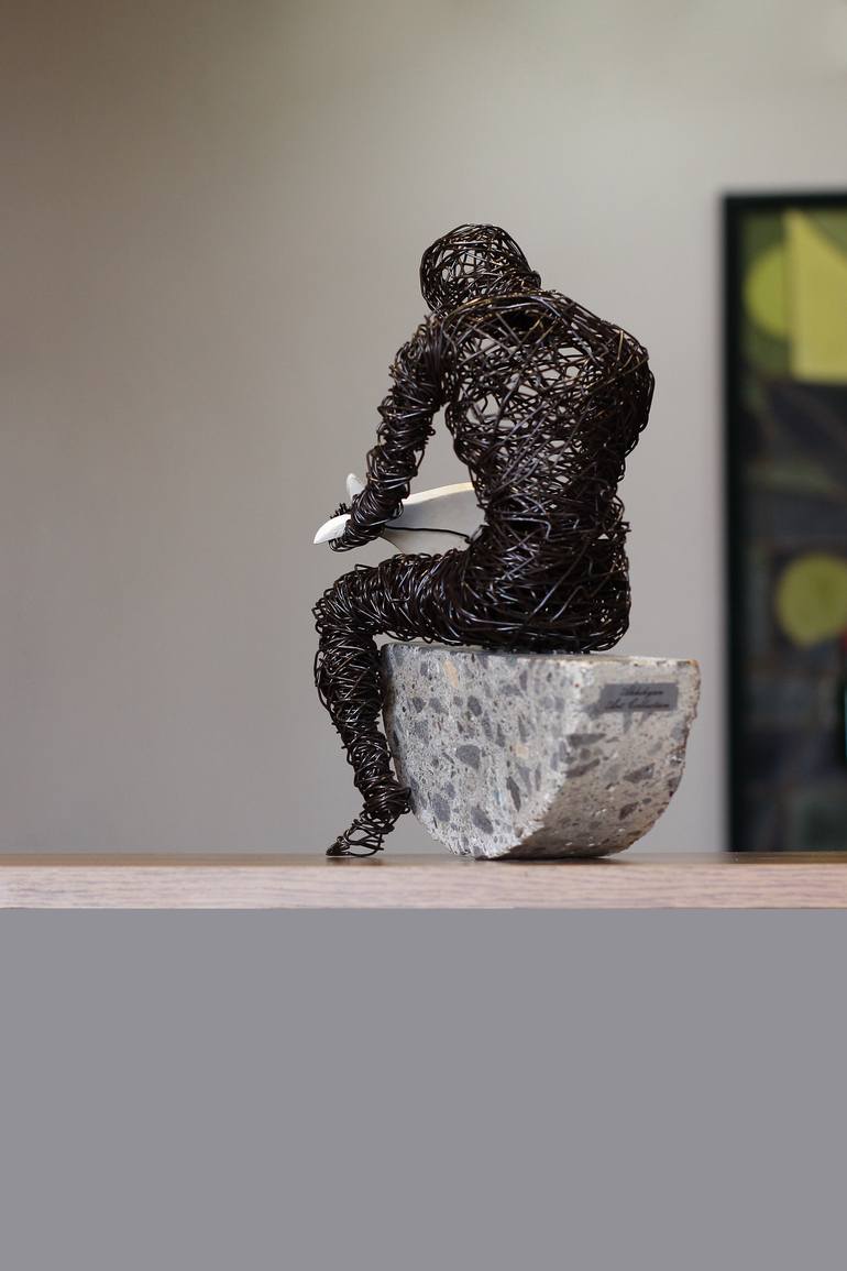 Original Figurative Pop Culture/Celebrity Sculpture by Karen Akhikyan