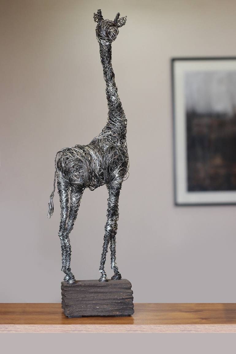 Original Abstract Animal Sculpture by Karen Akhikyan