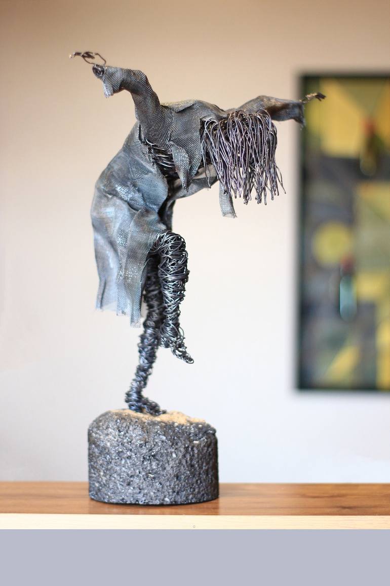 Original Surrealism People Sculpture by Karen Akhikyan