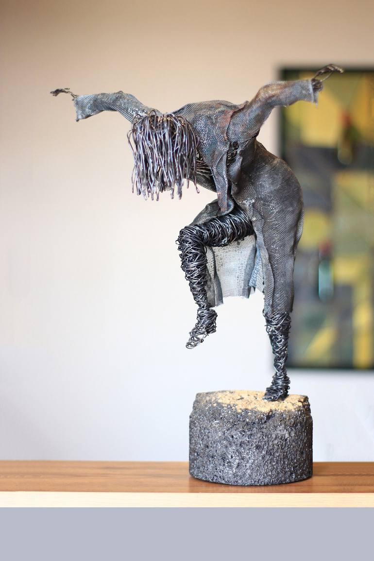 Original Surrealism People Sculpture by Karen Akhikyan