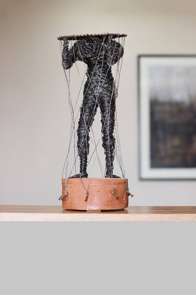 Original Figurative Culture Sculpture by Karen Akhikyan