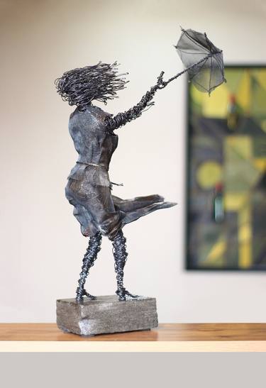 Original Women Sculpture by Karen Akhikyan