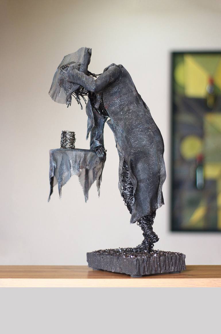 Original Men Sculpture by Karen Akhikyan