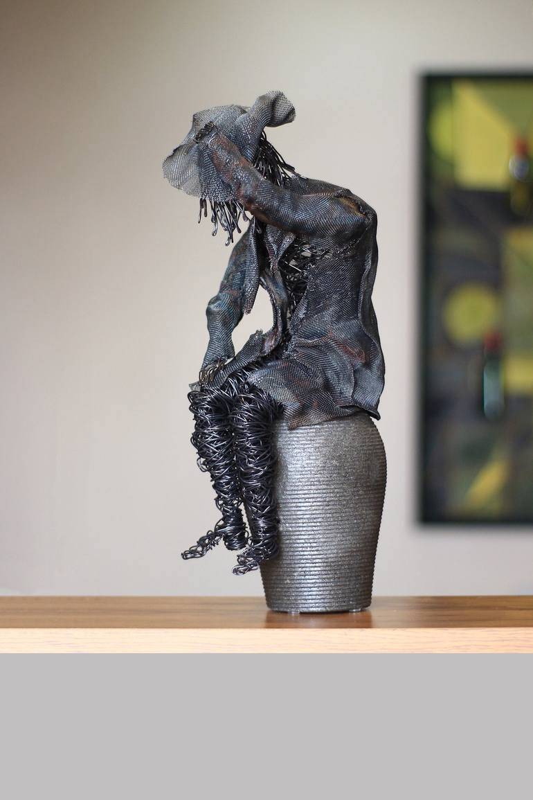 Original Figurative Men Sculpture by Karen Akhikyan