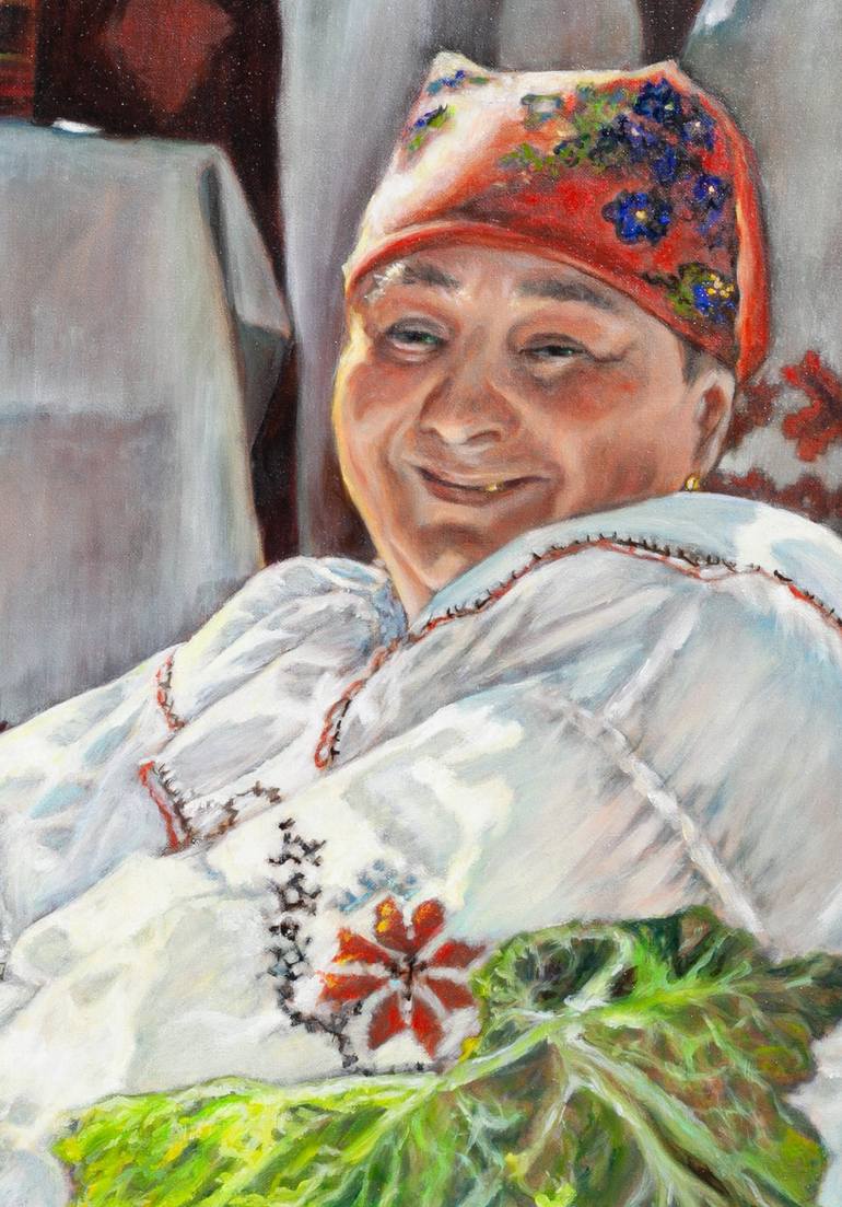Original Classicism Women Painting by Liudmila Pisliakova
