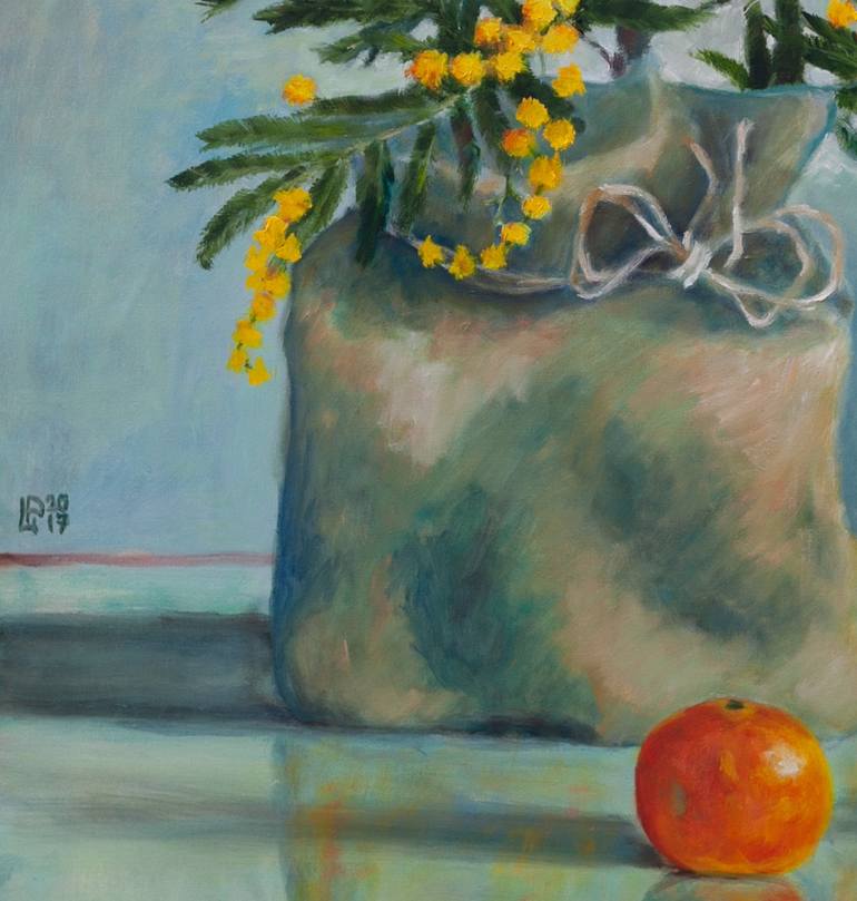 Original Impressionism Still Life Painting by Liudmila Pisliakova