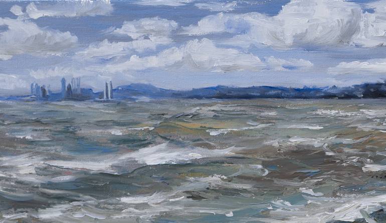 Original Contemporary Landscape Painting by Liudmila Pisliakova