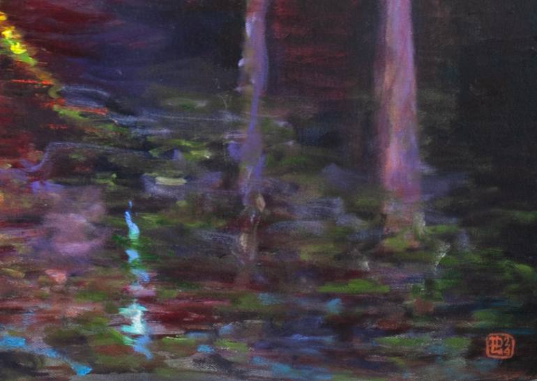 Original Contemporary Architecture Painting by Liudmila Pisliakova