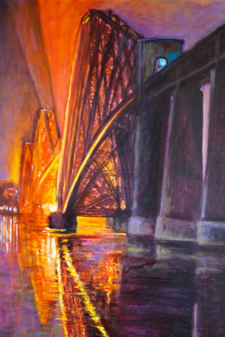 Original Contemporary Architecture Painting by Liudmila Pisliakova