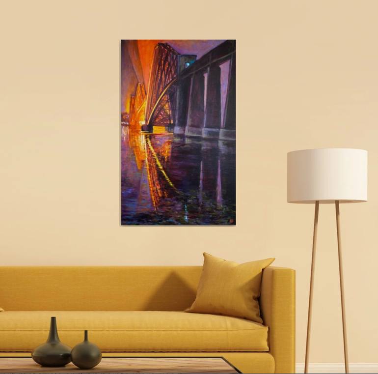 Original Contemporary Architecture Painting by Liudmila Pisliakova