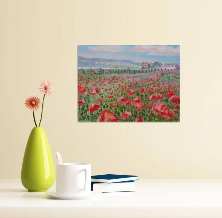 Original Contemporary Landscape Painting by Liudmila Pisliakova