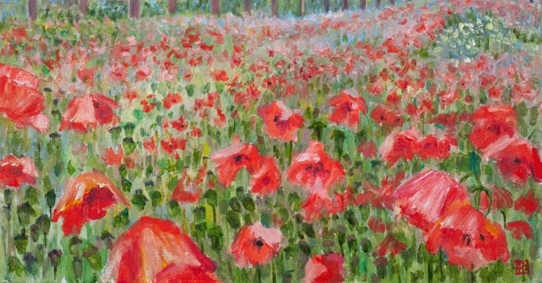 Original Contemporary Landscape Painting by Liudmila Pisliakova