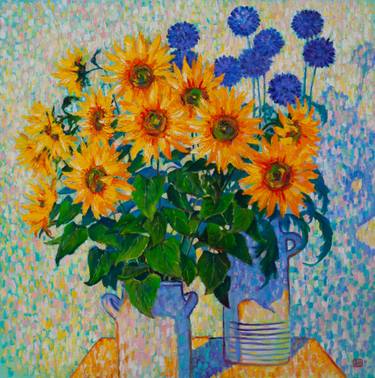 Original Impressionism Botanic Painting by Liudmila Pisliakova