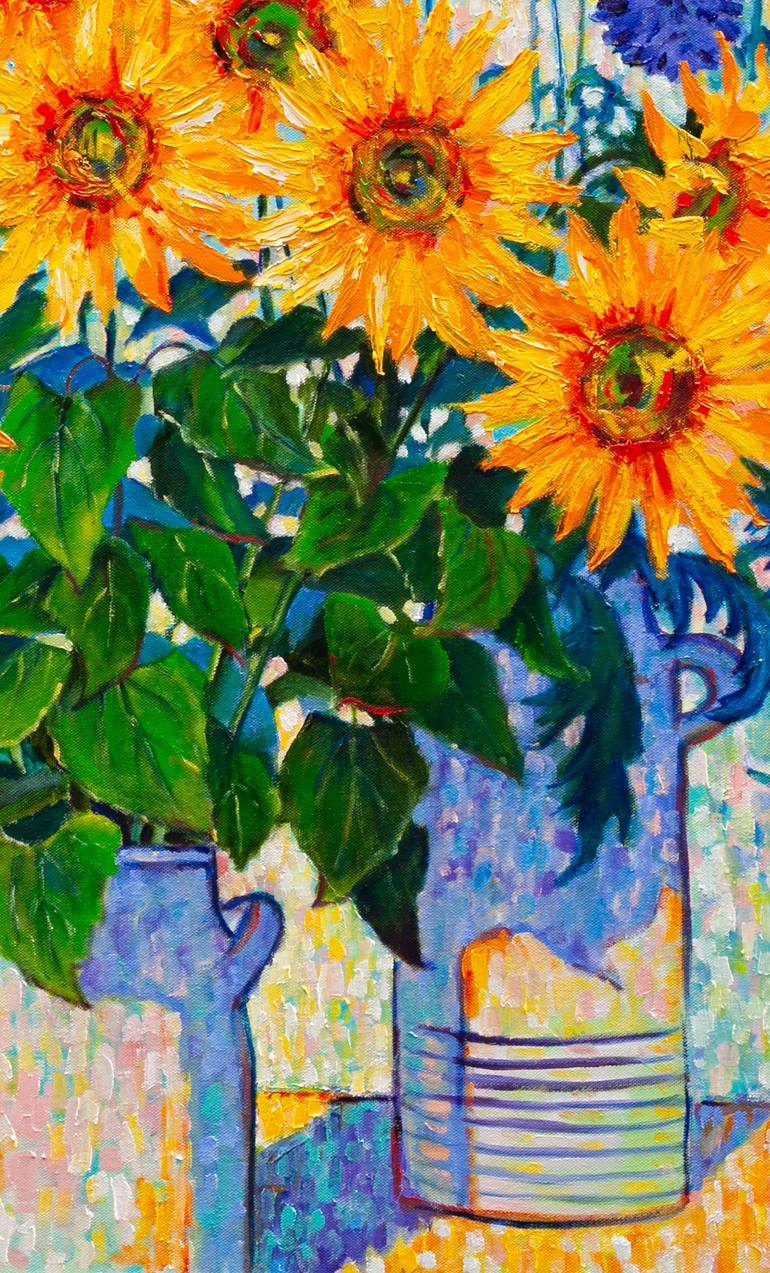 Original Impressionism Botanic Painting by Liudmila Pisliakova