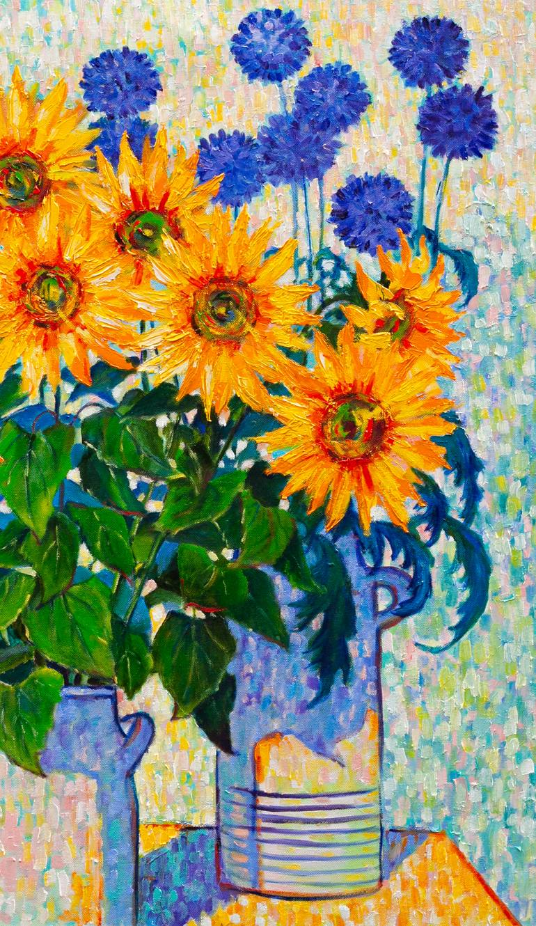 Original Impressionism Botanic Painting by Liudmila Pisliakova