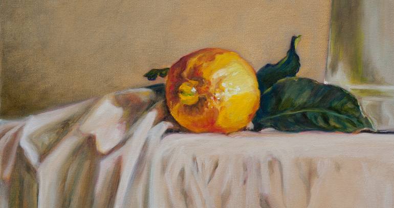 Original Minimalism Still Life Painting by Liudmila Pisliakova