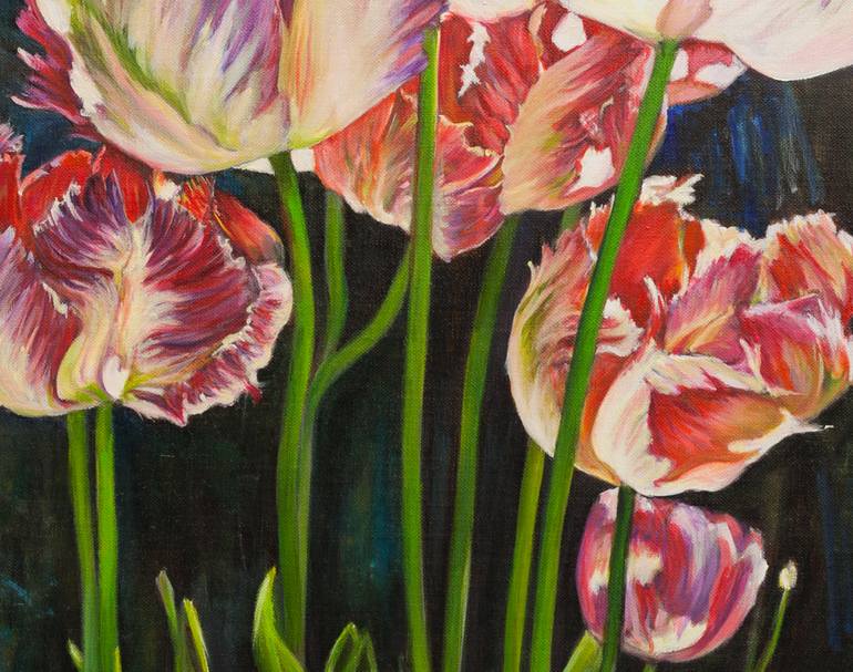 Original Floral Painting by Liudmila Pisliakova